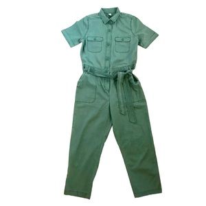 Old Navy Green Shortsleeved Jumpsuit, Size S